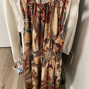 SHEIN Multicolor Paisley Print Dress